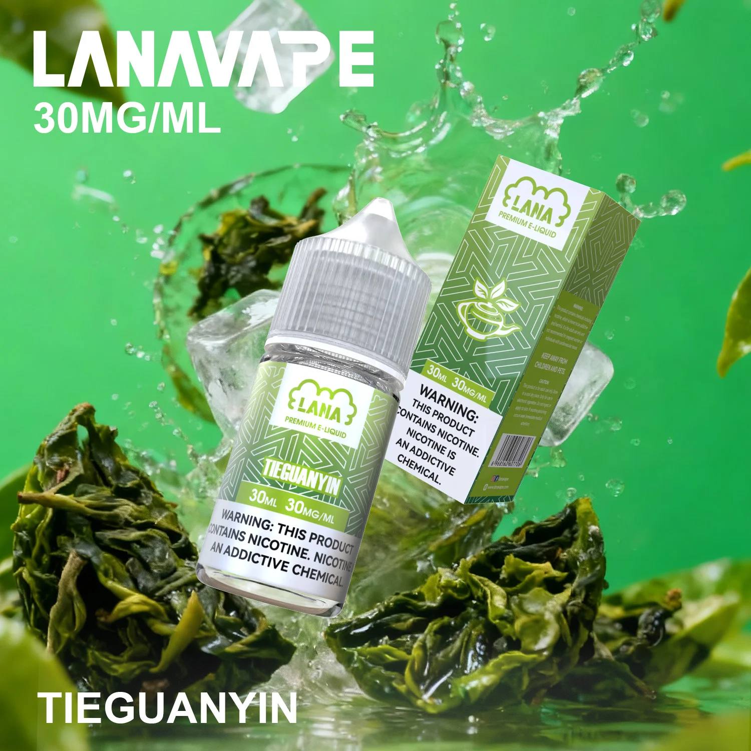 LANA 拉娜 30ml 30MG 煙油推薦｜強冰涼感・滑順不嗆喉
