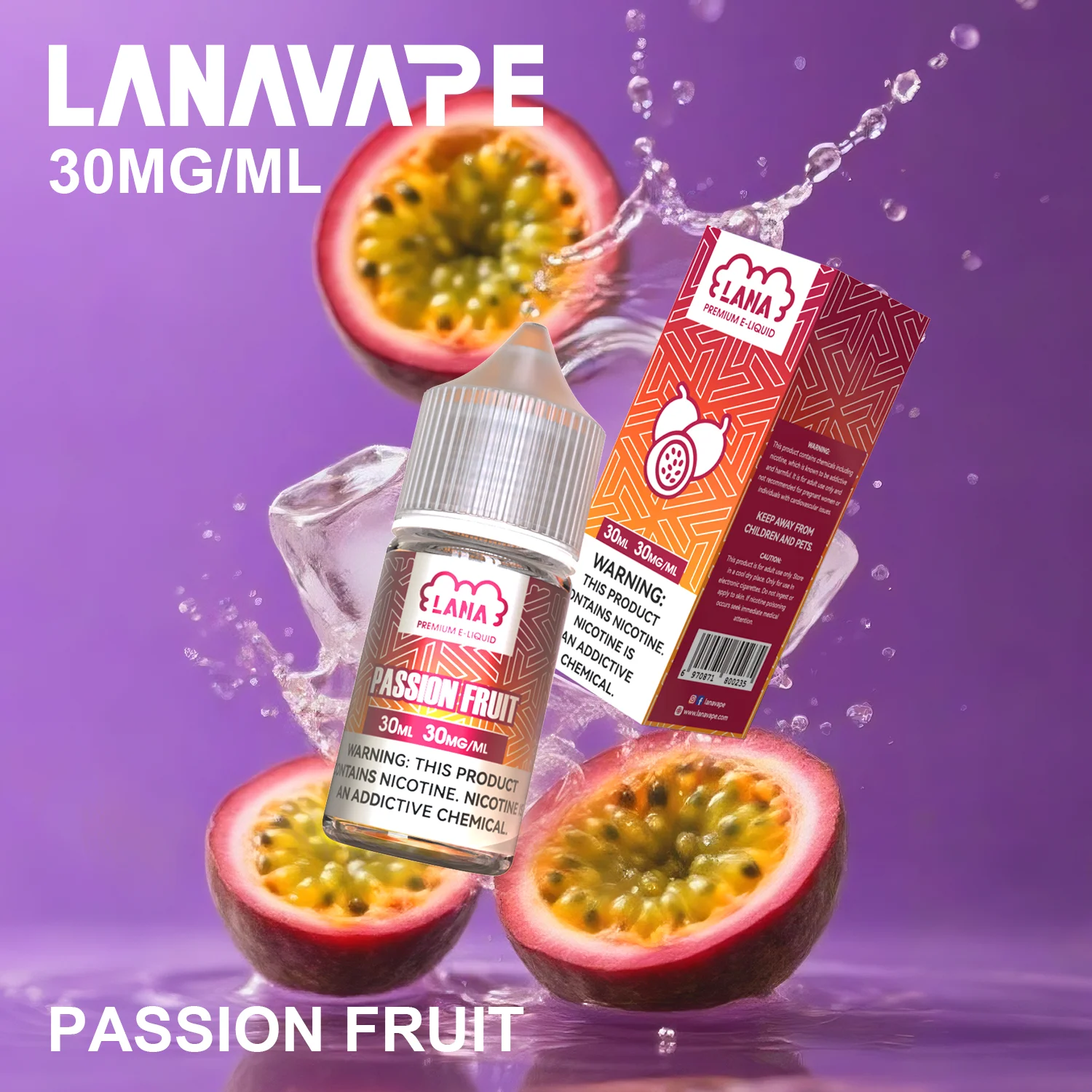 LANA 拉娜 30ml 30MG 煙油推薦｜強冰涼感・滑順不嗆喉